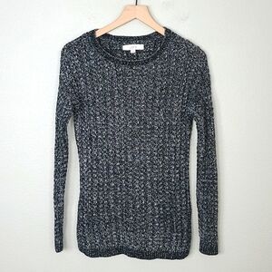 LOFT Open Stitch Cable Knit Longsleeve Sweater